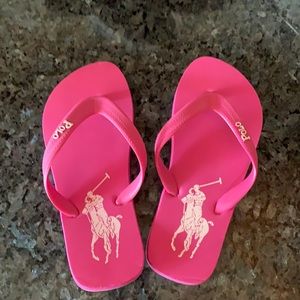 Polo Ralph Lauren Girls size 2-3 flip-flops New